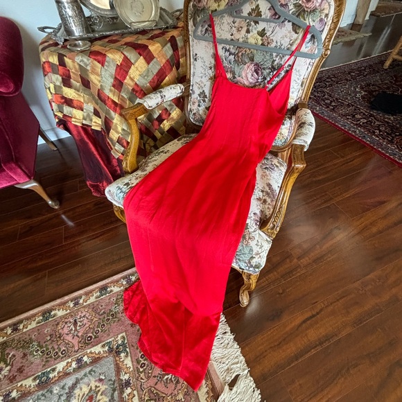 REVOLVE superdown Slit Dress in Red M - Picture 3 of 5